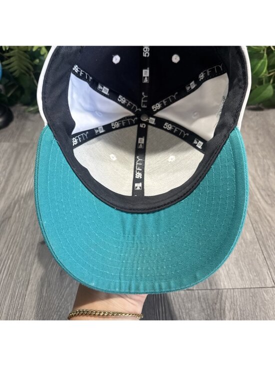 New Era 59Fifty Seattle Mariners Fitted 7 Leather Authentic Collection Cap Hat main image 8